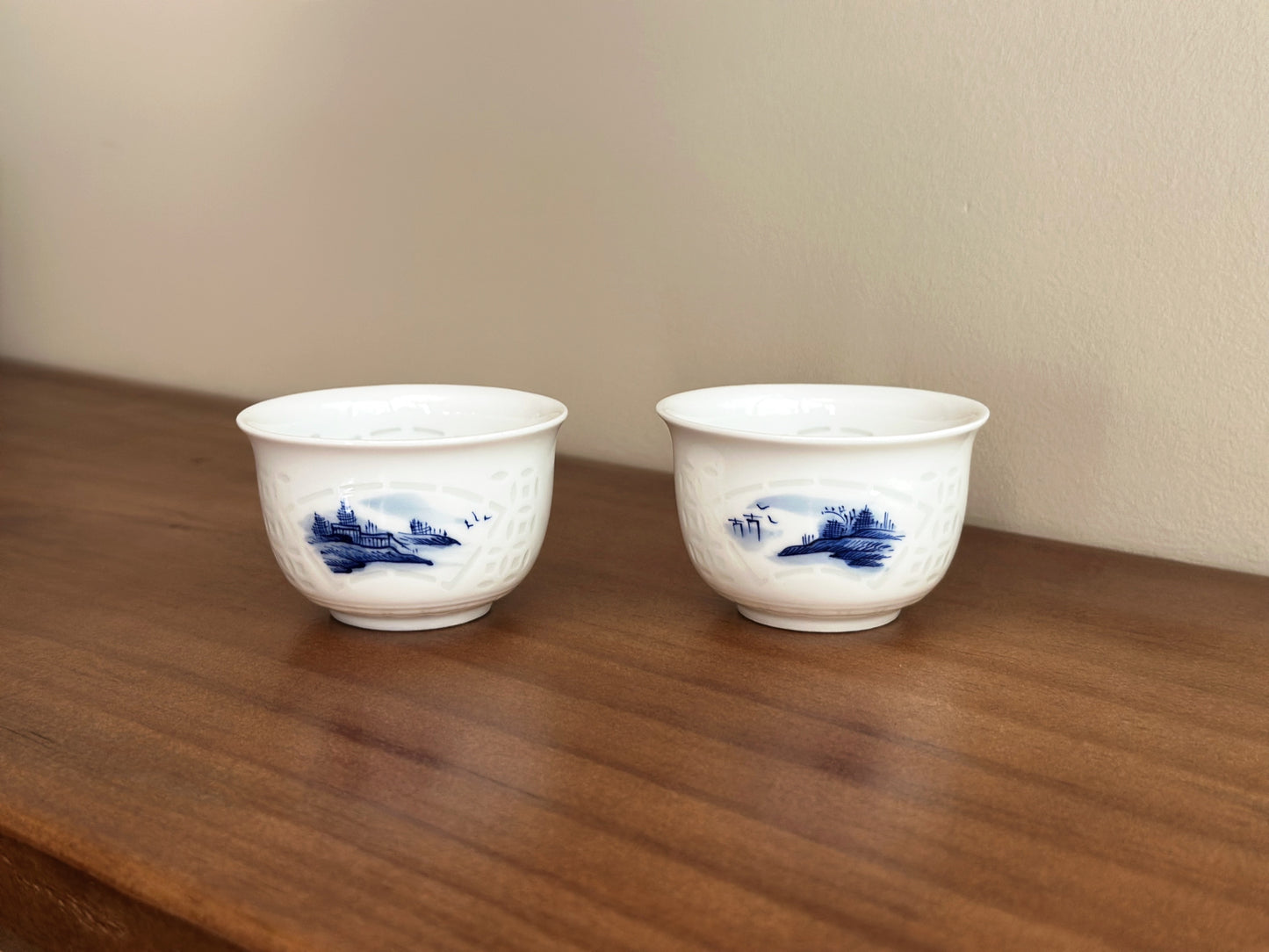 Jingdezhen Twin Teacups