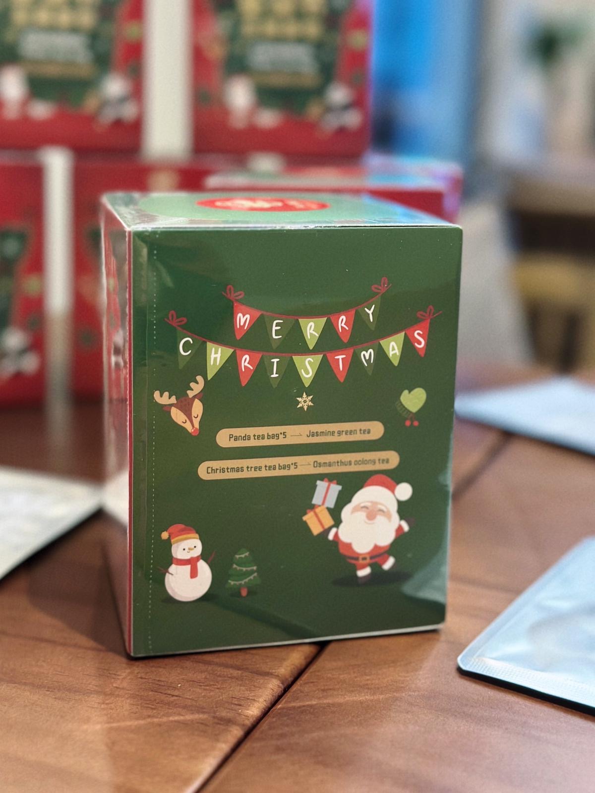 Christmas tea box